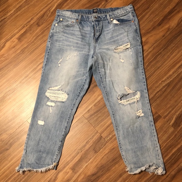 100% cotton GAP Girlfriend Jeans size 31 - Picture 4 of 4